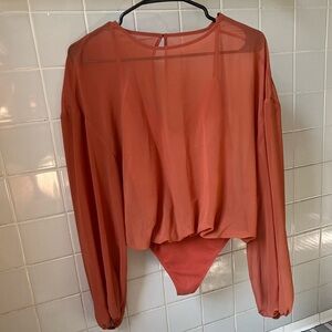Aritzia Wilfred Bodysuit Blouse